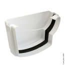 FIX FOND DE GOUTTIERE HI CAP PVC BLANC